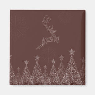 Elegantes Weihnachten Magnet