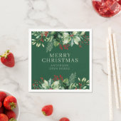 Elegantes Weihnachten Serviette (Beispiel)