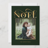 Elegantes Weihnachten Typografie-Foto (Vorderseite)