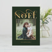 Elegantes Weihnachten Typografie-Foto (Stehend Vorderseite)