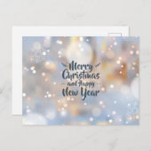 Elegantes Weihnachten und glückliches Neues Jahr | (Vorne/Hinten)