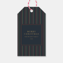 Elegantes Weihnachten Vintage-Streifen