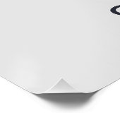 Elegantes Weihnachts-Elf-Wall-Poster Poster (Ecke)