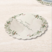 Elegantes Weihnachts-Entertainment-Serviertablett Untersetzer (angewinkelt)