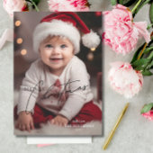 Elegantes Weihnachts-Foto Feiertagskarte