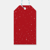 elegantes Weihnachts-Foto Geschenkanhänger (Rückseite)