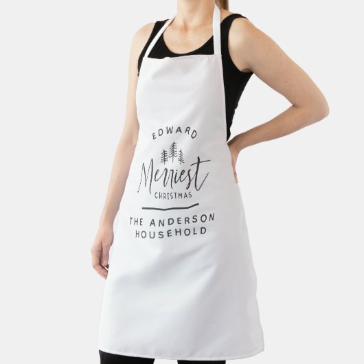 elegantes Weihnachts-Grillen-Koch-Geschenk Schürze (InSitu)