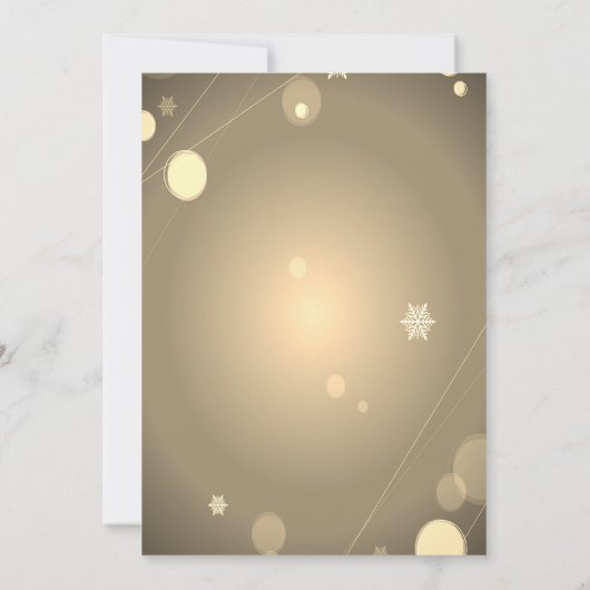 Elegantes Weihnachts-Hirsch-Weihnachtsmannmütze, W Einladung (Rückseite)