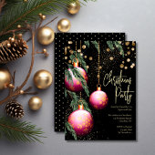 Elegantes Weihnachts-Party Custom Einladung