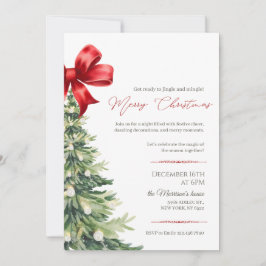 Elegantes Weihnachts-Party Einladung