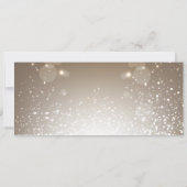 Elegantes Weihnachts-Party Einladung (Rückseite)