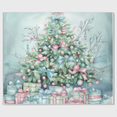 Elegantes Weihnachts-Party Modernes Geschenkpapier (Flach)