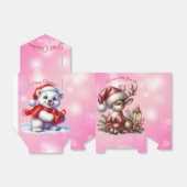 Elegantes Weihnachts-Party Modernes Geschenkschachtel (Ungefaltet)