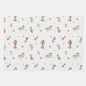 Elegantes Weihnachts-Schach-Wrap-Papier Geschenkpapier Set (Vorderseite 2)