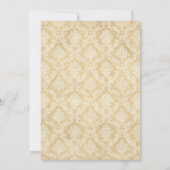 Elegantes Weihnachts-Script-Dinner/Party Einladung (Rückseite)