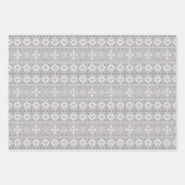 Elegantes Weihnachts-Sweater Fair Isle Pattern Geschenkpapier Set (Vorderseite 2)