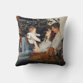 Elegantes Weihnachts-Urlaubskissen Kissen (Rückseite)