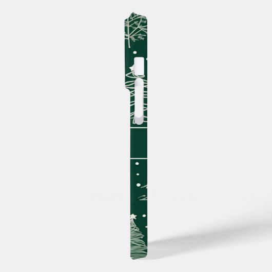 Elegantes Weihnachtsbaum Case-Mate iPhone Hülle (Rückseite / Links)