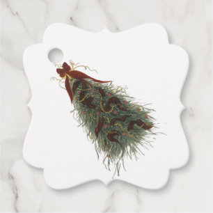 Elegantes Weihnachtsbaum-Geschenk-Anhänger Geschenkanhänger