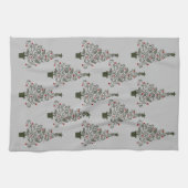 Elegantes Weihnachtsbaum Küchentuch (Horizontal)