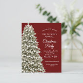 Elegantes Weihnachtsbaum Rotes Grünes Weihnachtsfe (Stehend Vorderseite)