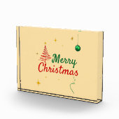 Elegantes Weihnachtsbaumdesign Fotoblock (Rechts)