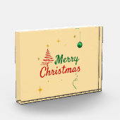 Elegantes Weihnachtsbaumdesign Fotoblock (Links)