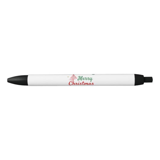 Elegantes Weihnachtsbaumdesign Kugelschreiber (Vorderseite)