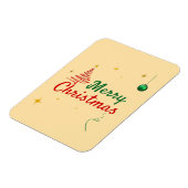 Elegantes Weihnachtsbaumdesign Magnet (Linke Seite)