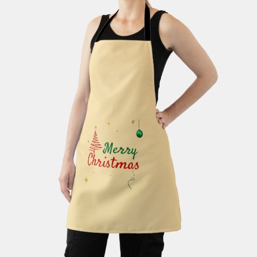 Elegantes Weihnachtsbaumdesign Schürze (InSitu)
