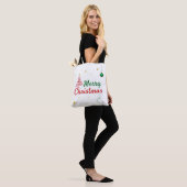 Elegantes Weihnachtsbaumdesign Tasche (Am Model)
