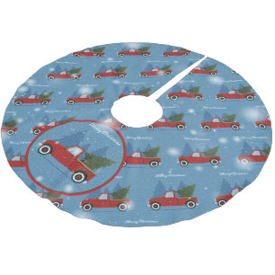 Elegantes Weihnachtsbaumgeschenk Polyester Weihnachtsbaumdecke