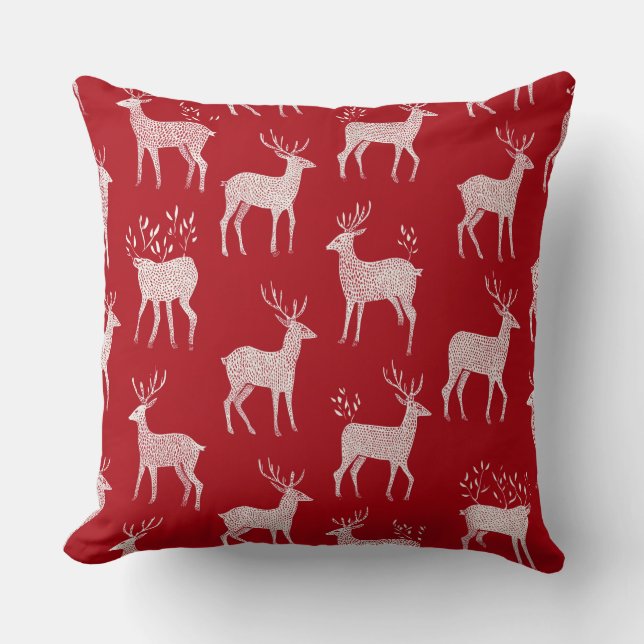 Elegantes Weihnachtsbaumkissen Kissen (Vorderseite)