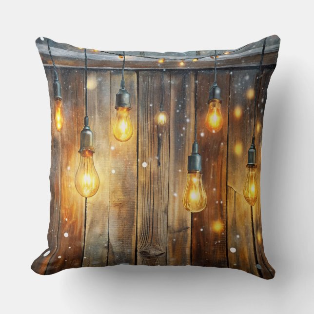 Elegantes Weihnachtsbaumkissen Kissen (Vorderseite)