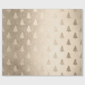 Elegantes Weihnachtsbaummuster der modernen Rose Geschenkpapier (Flach)