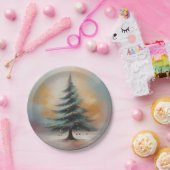 Elegantes Weihnachtsbaumpapier Pappteller (Party)