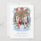 Elegantes Weihnachtsbild Feiertagskarte (Vorderseite)