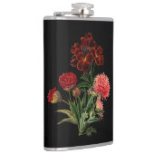 Elegantes Weihnachtsblumenmotiv Flachmann (Rechts)