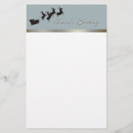 Elegantes Weihnachtsbriefpapier Briefpapier