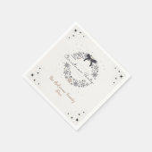 Elegantes Weihnachtsbuch Napkin Party Serviette (Ecke)