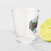 Elegantes Weihnachtsdekor Schnapsglas (Links)