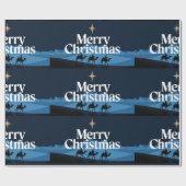 Elegantes Weihnachtsdesign - Der Stern von Bethleh Geschenkpapier (Flach)