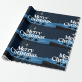 Elegantes Weihnachtsdesign - Der Stern von Bethleh Geschenkpapier (Ungerollt)