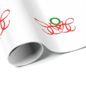 Elegantes Weihnachtsdesign Xmas Stilvoll Geschenkpapier (Rolleneckpunkt)