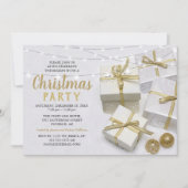 Elegantes Weihnachtsfest im Unternehmen Einladung (Vorderseite)