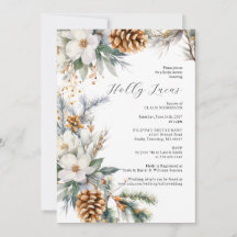 Elegantes Weihnachtsfest im Weißen Brautparty