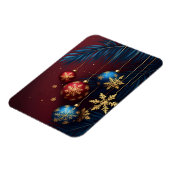 Elegantes Weihnachtsfest Magnet (Linke Seite)