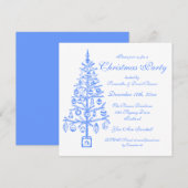 Elegantes Weihnachtsfest Party Der Park der Villa Einladung (Vorne/Hinten)