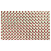 Elegantes Weihnachtsfest Poinsettia Blumenkohl Tischdecke (Vorderseite (Horizontal))