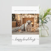 Elegantes Weihnachtsfest Weihnachten Happy Howlida (Stehend Vorderseite)